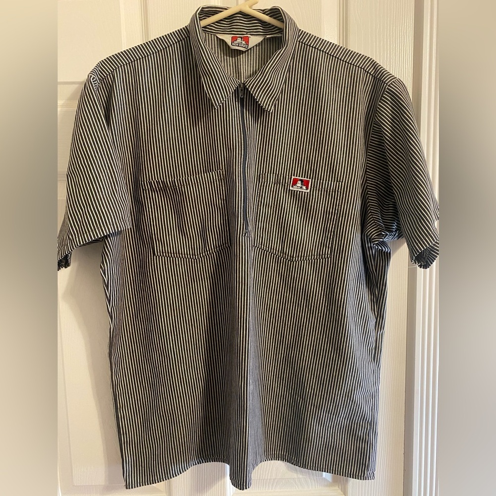 Ben Davis: 1/4 Zip up tee